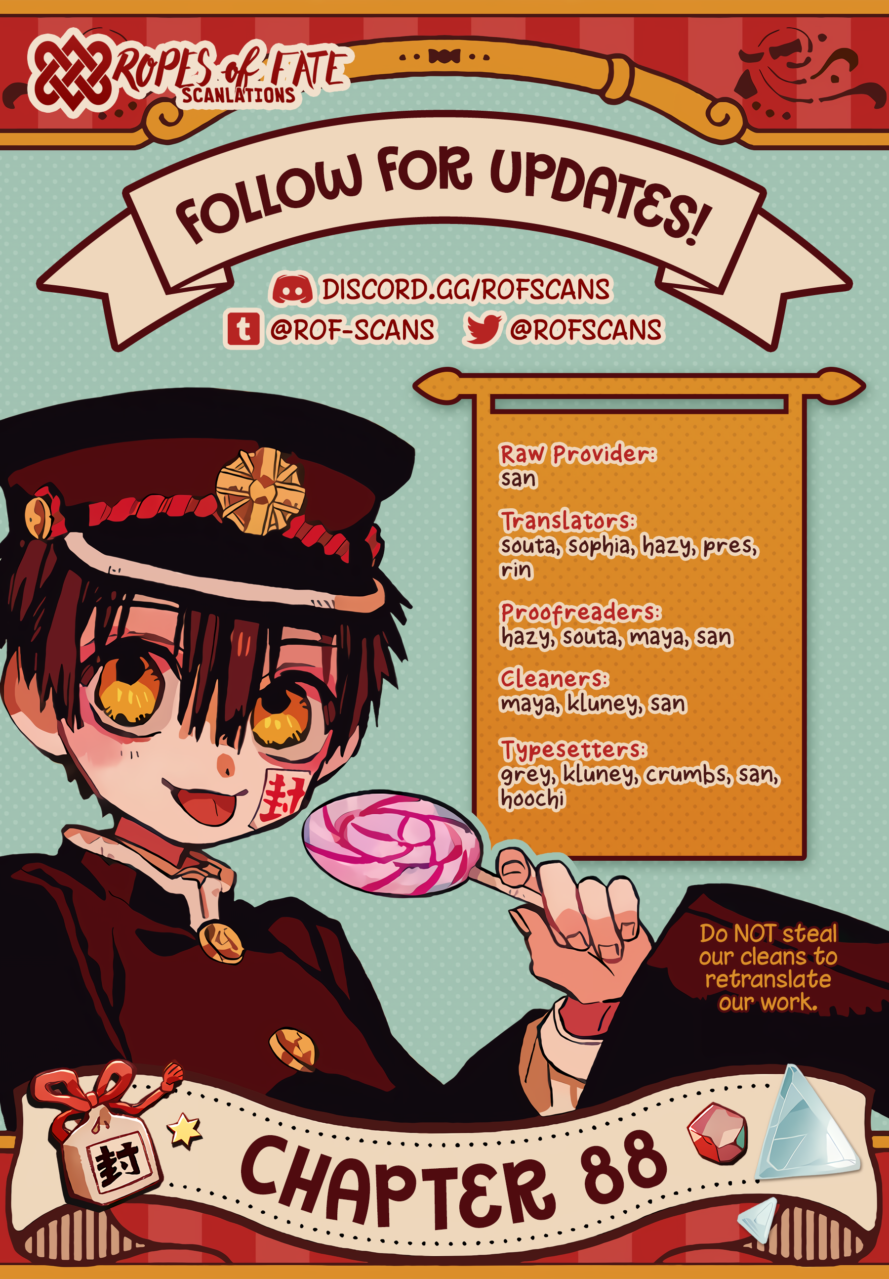 Jibaku Shounen Hanako-kun Chapter 88 1